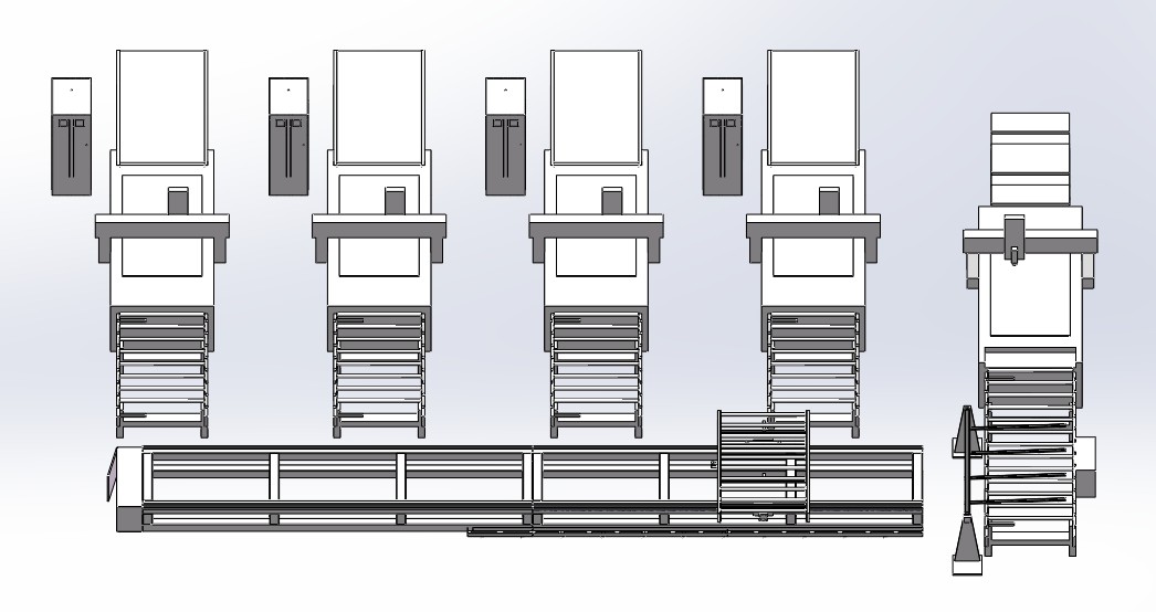 M20(1+4) Plattenmöbel-Produktionslinie