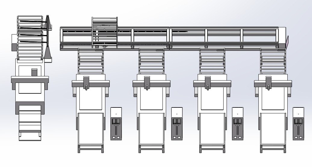 M20(1+4) Plattenmöbel-Produktionslinie